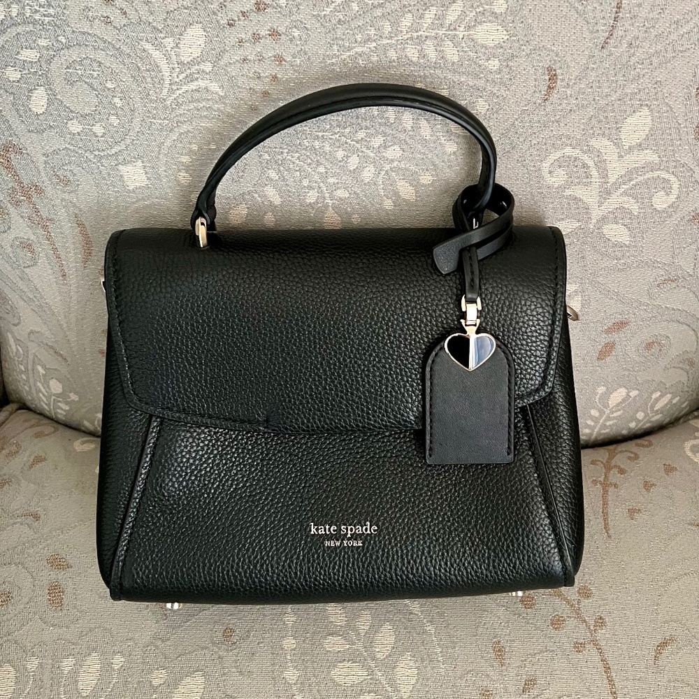 NWT Kate Spade Small Top Handle Satchel/BLACK